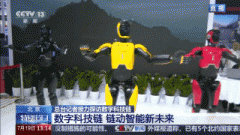 <b>正在链博会现场人形机械人的表态吸引了不少不</b>